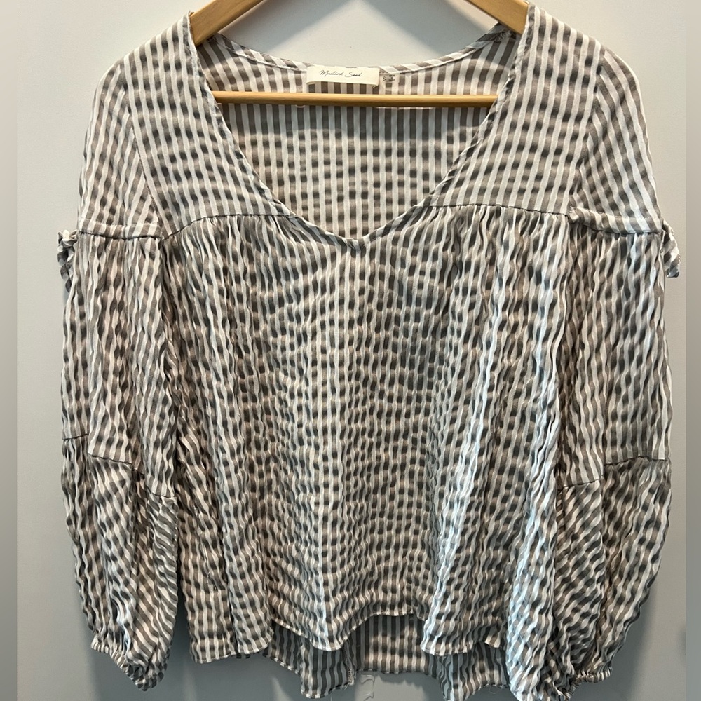 Mustard Seed boho top.